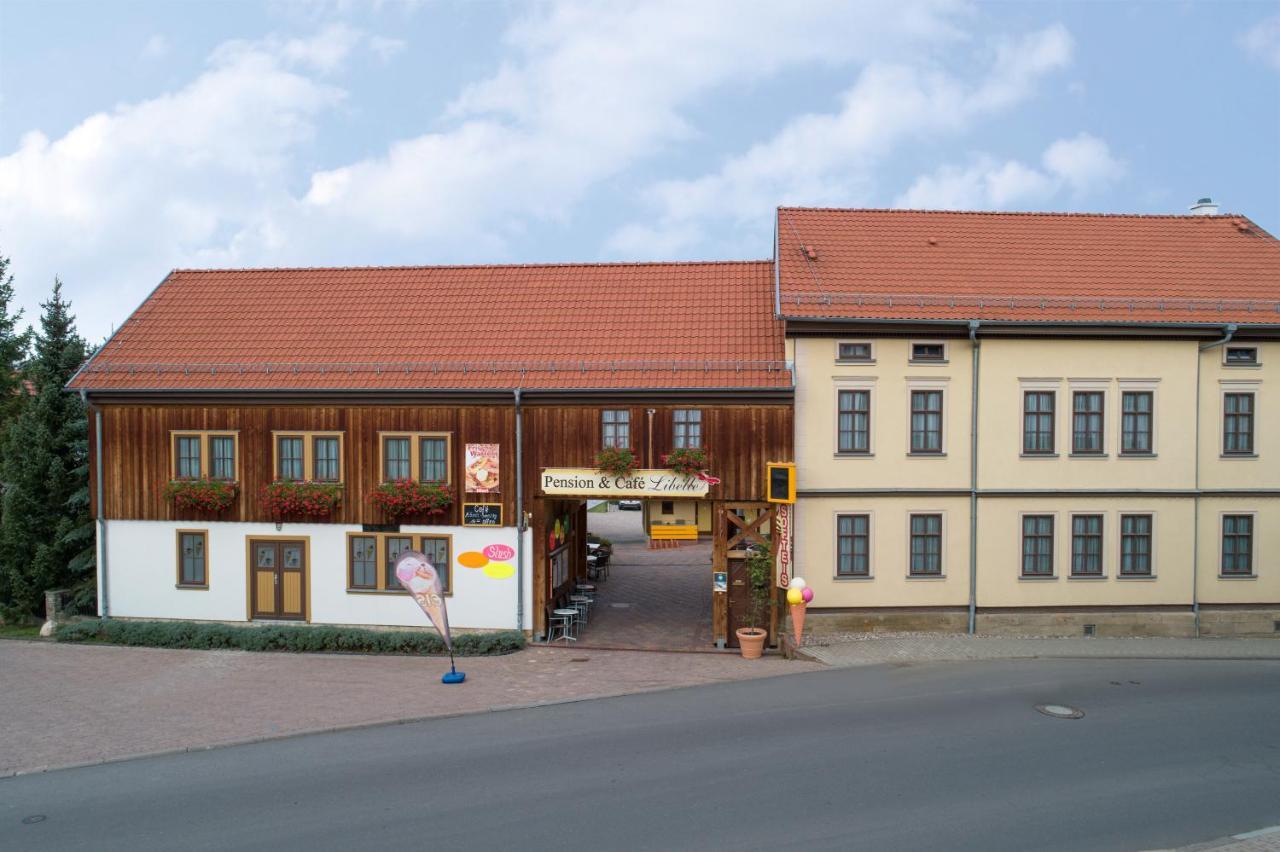 Pension-Cafe-Libelle Elxleben bei Arnstadt Luaran gambar