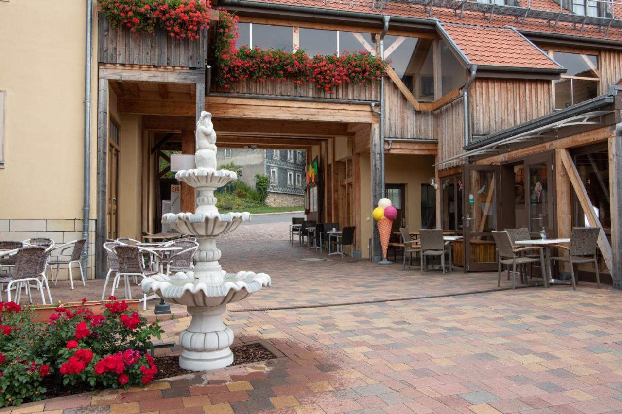 Pension-Cafe-Libelle Elxleben bei Arnstadt Luaran gambar